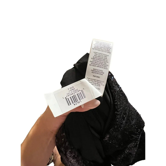 Dress The Population Lolita Sequin Long Sleeve Minidress NWT Size Small - Picture 7 of 8